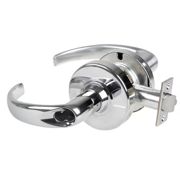 Grade 1 Entrance Lock, Sparta Lever, Schlage FSIC Prep Less Core, Bright Chrome Finish, Non-Handed, Schlage, Mfr#: ND92JD SPA 625